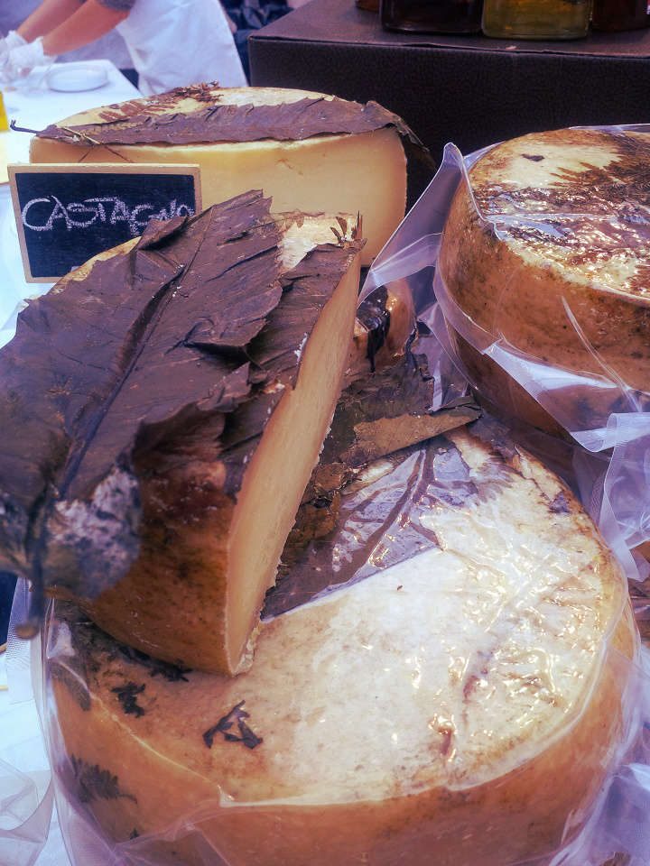 Selezione di formaggi conciati